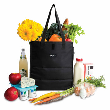 PackIt Freezable Grocery Tote vs Traditional Shopping Bags