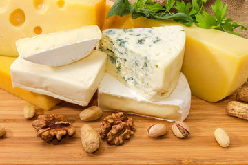 Assorted soft and semi-soft cheeses