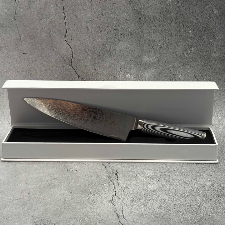 CHEF SUPPLY CO 20cm Damascus Chef Knife - Open Box Special