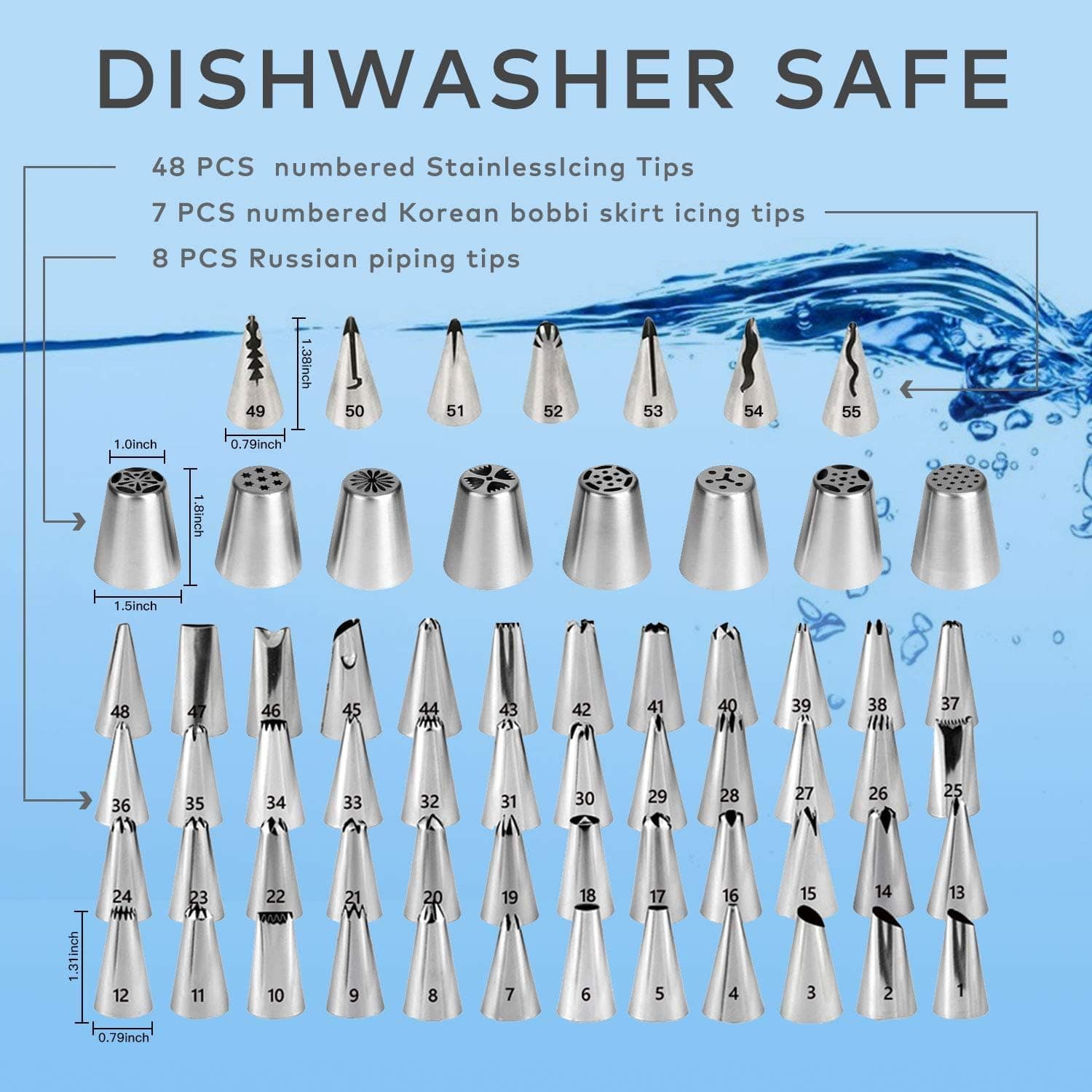 Chef Supply Co Bakeware Decorating Supplies Kit 137 Pcs