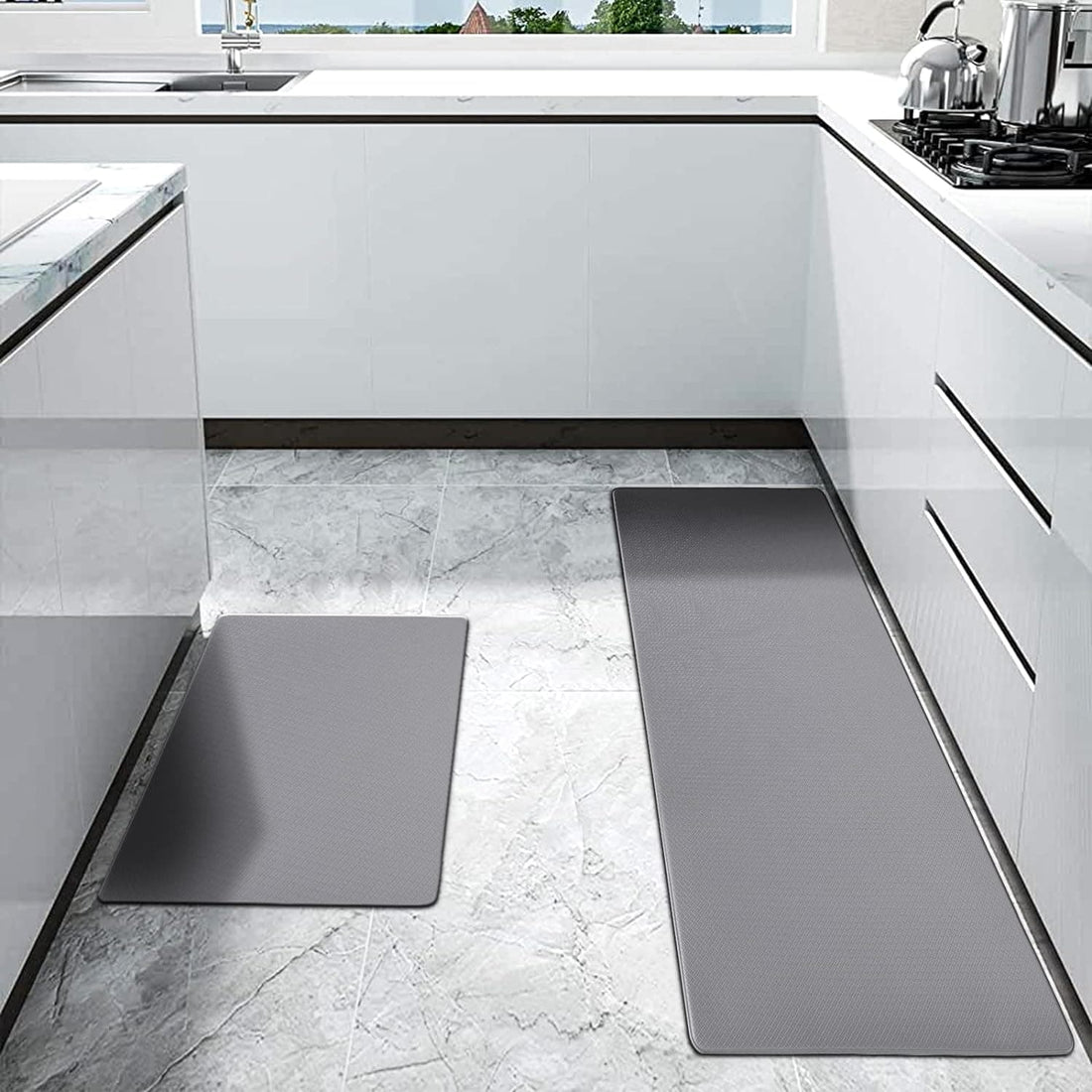 Chef Supply Co BBQ Fire Starter Non Slip Floor Mats Set