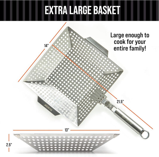 Chef Supply Co BBQ Grill Sets BBQ Grill Basket