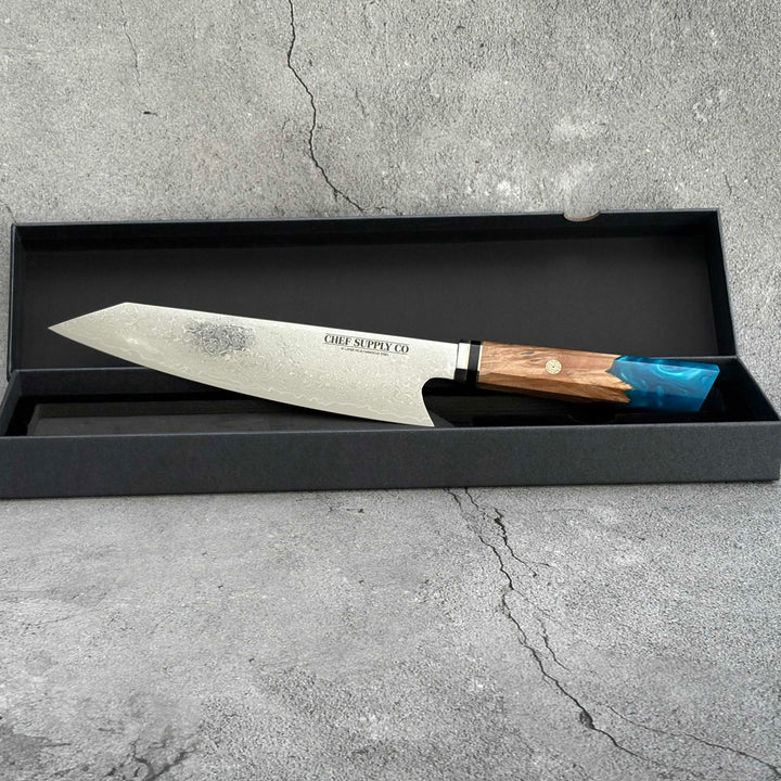 CHEF SUPPLY CO Bondi Beach Series Japanese Style Kiritsuke 20.5 cm - 8 inch Damascus Chef Knife