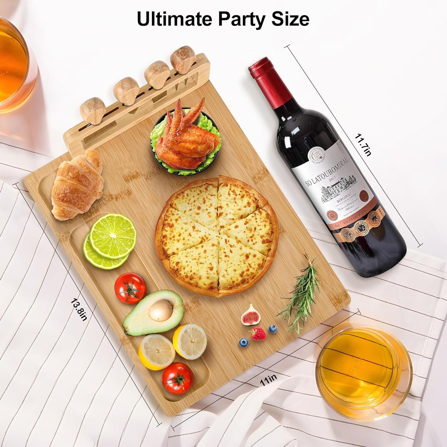 Chef Supply Co Cheese Board Cheese Knife Platter Serving