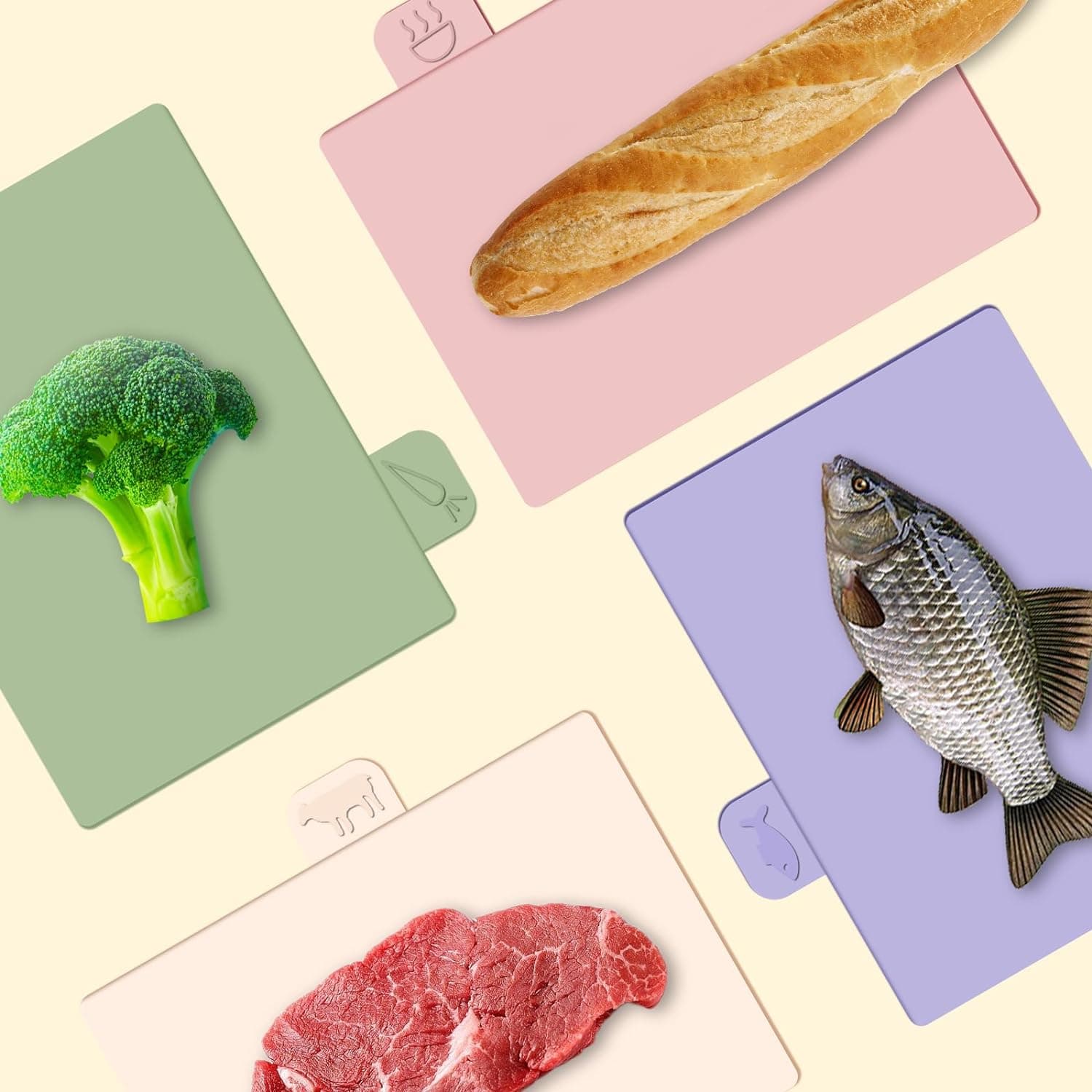 Chef Supply Co Chopping Boards Chopping Boards Set 4Pcs