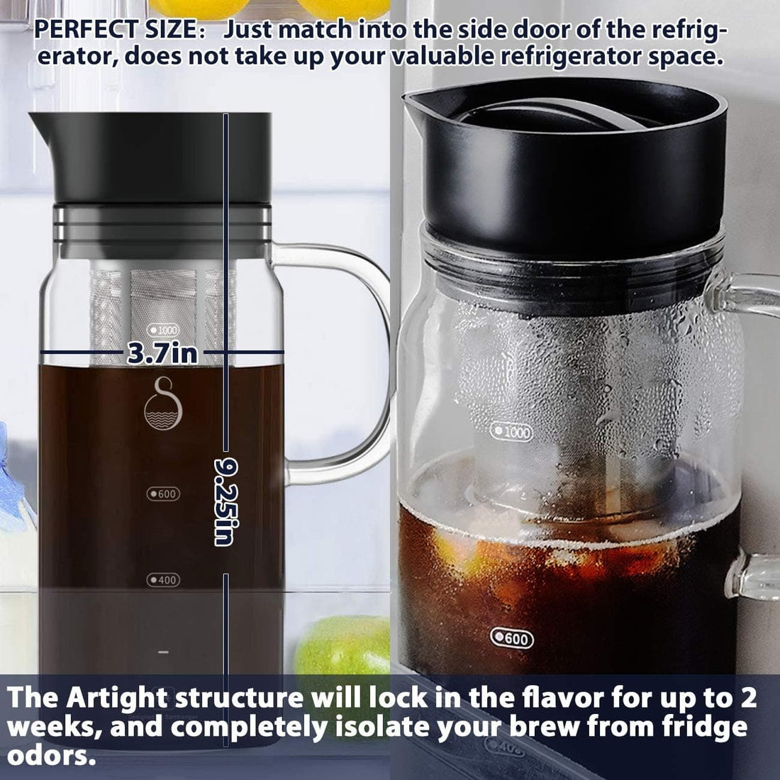 Chef Supply Co Coffee, Tea & Espresso Brew Glass Coffee Maker 1L