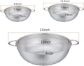 Chef Supply Co Colander Micro-Perforated Colanders 3Pcs