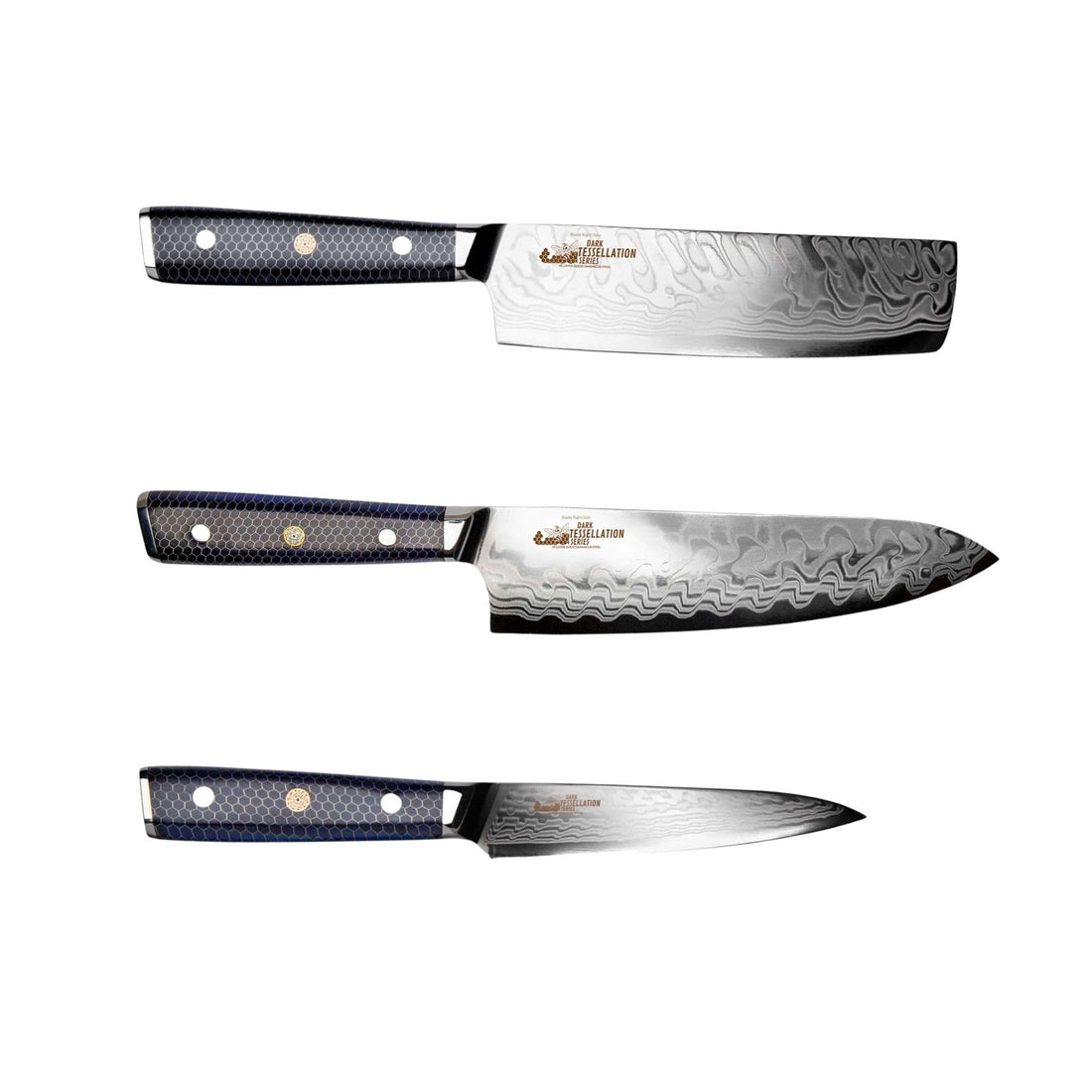 CHEF SUPPLY CO Dark Tessellation Kitchen Essential - 3 Piece Set
