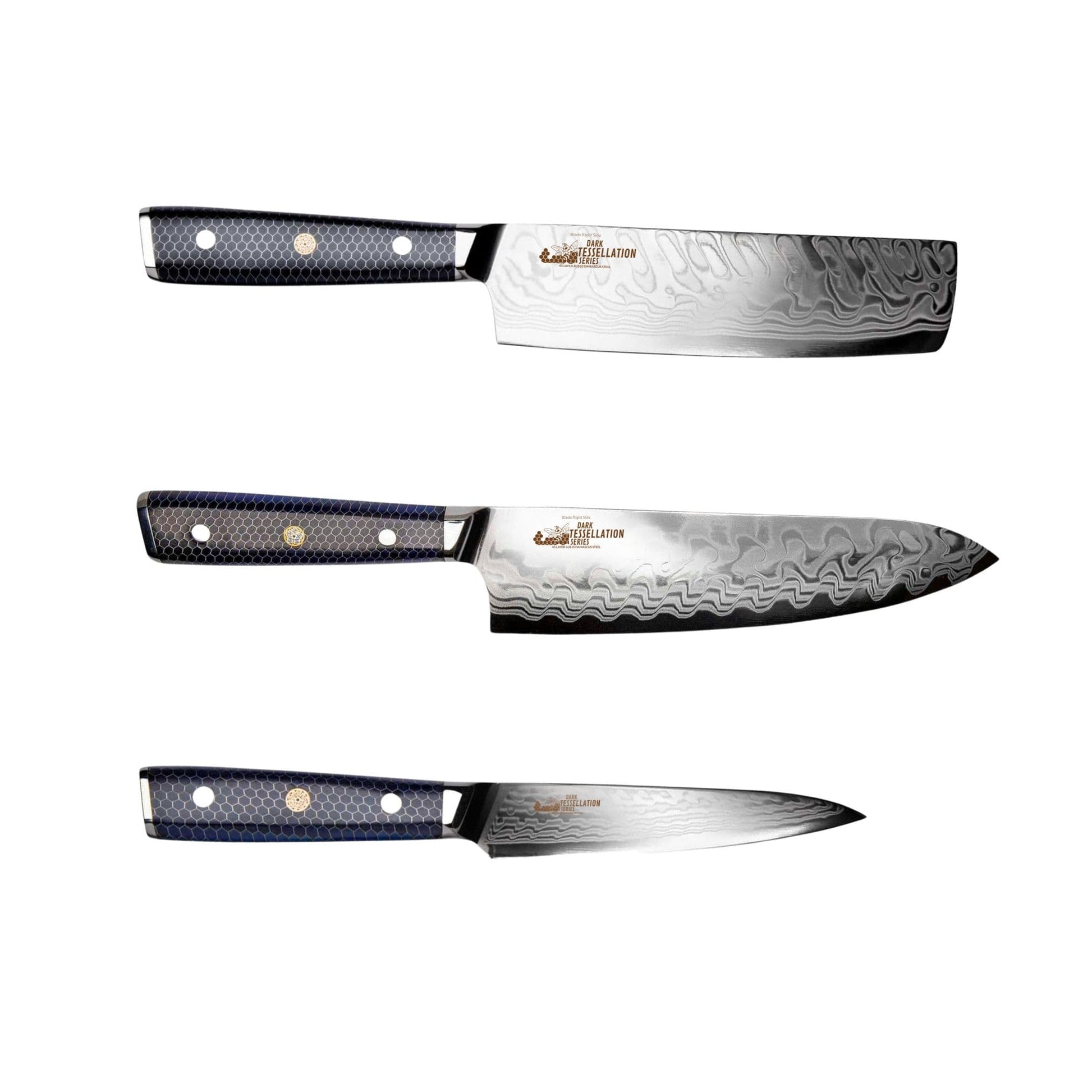 CHEF SUPPLY CO Dark Tessellation Kitchen Essential - 3 Piece Set