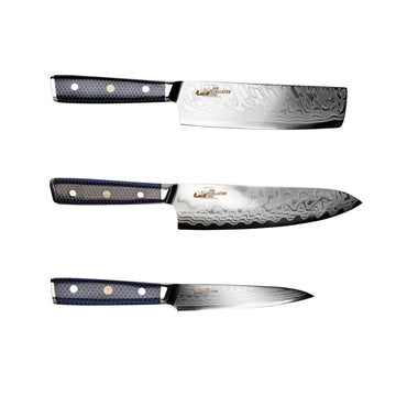 CHEF SUPPLY CO Dark Tessellation Kitchen Essential - 3 Piece Set