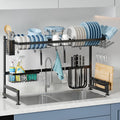Chef Supply Co Dish Rack Over-Sink Dish Drying Rack – Large Adjustable