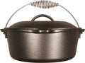 Chef Supply Co Dutch Oven Cast Iron Dutch Oven Black 5Qt