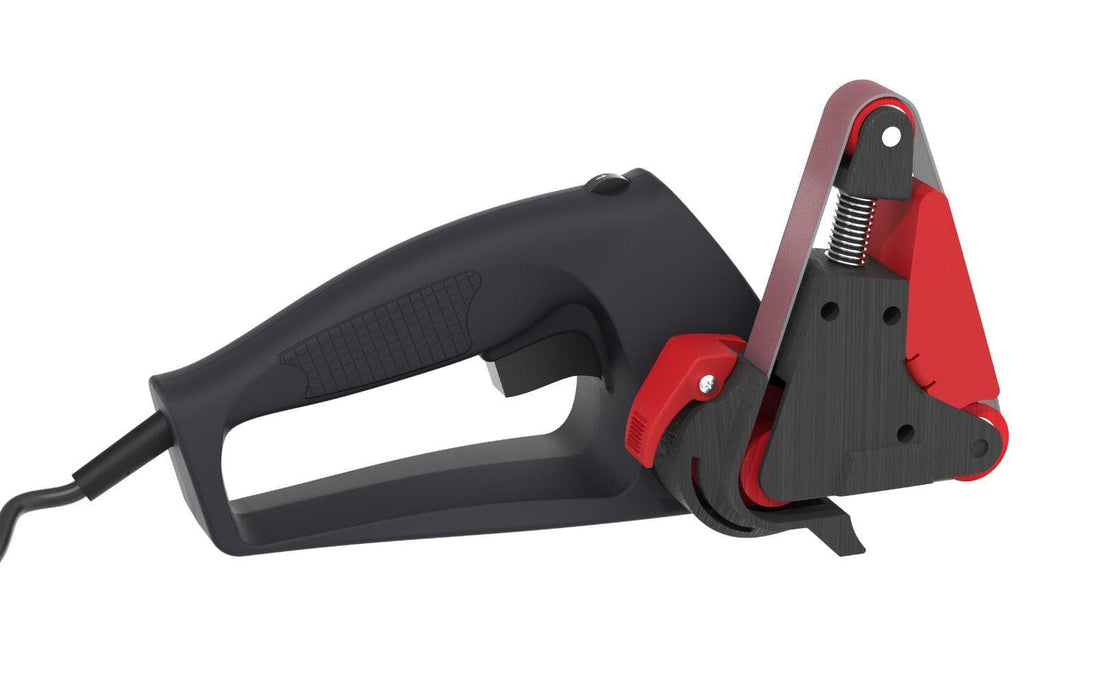 Chef Supply Co Electric Knife Sharpener with 4 Abrasive Belts - Great for Knives and Tools