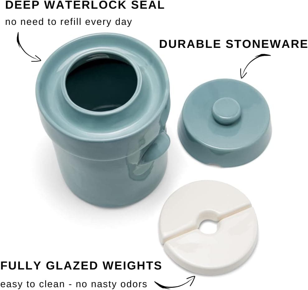 Chef Supply Co Fermentation Jar Fermentation Crock Jar 2L