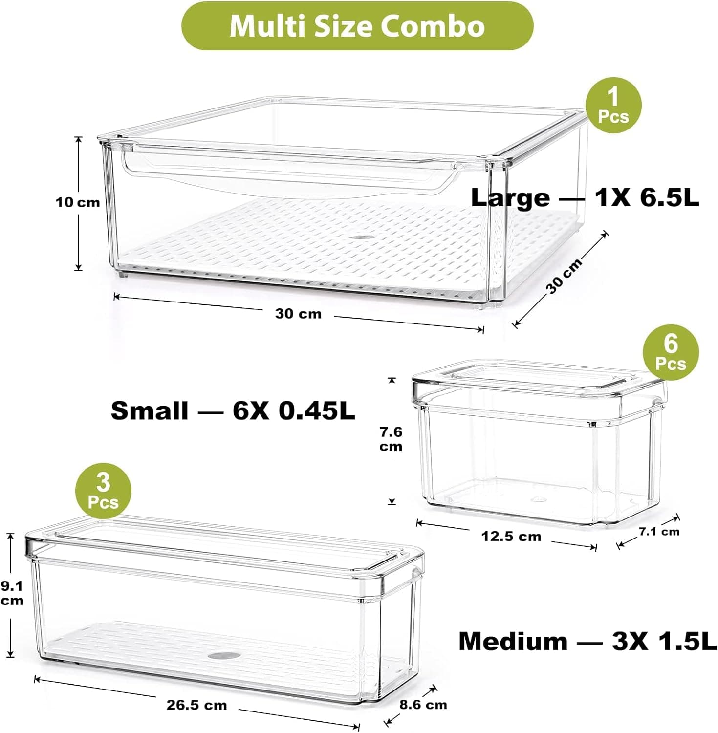 Food Container Vertical Feshory 10-Pc Logistics Suite | Vertical Volumetric Elite