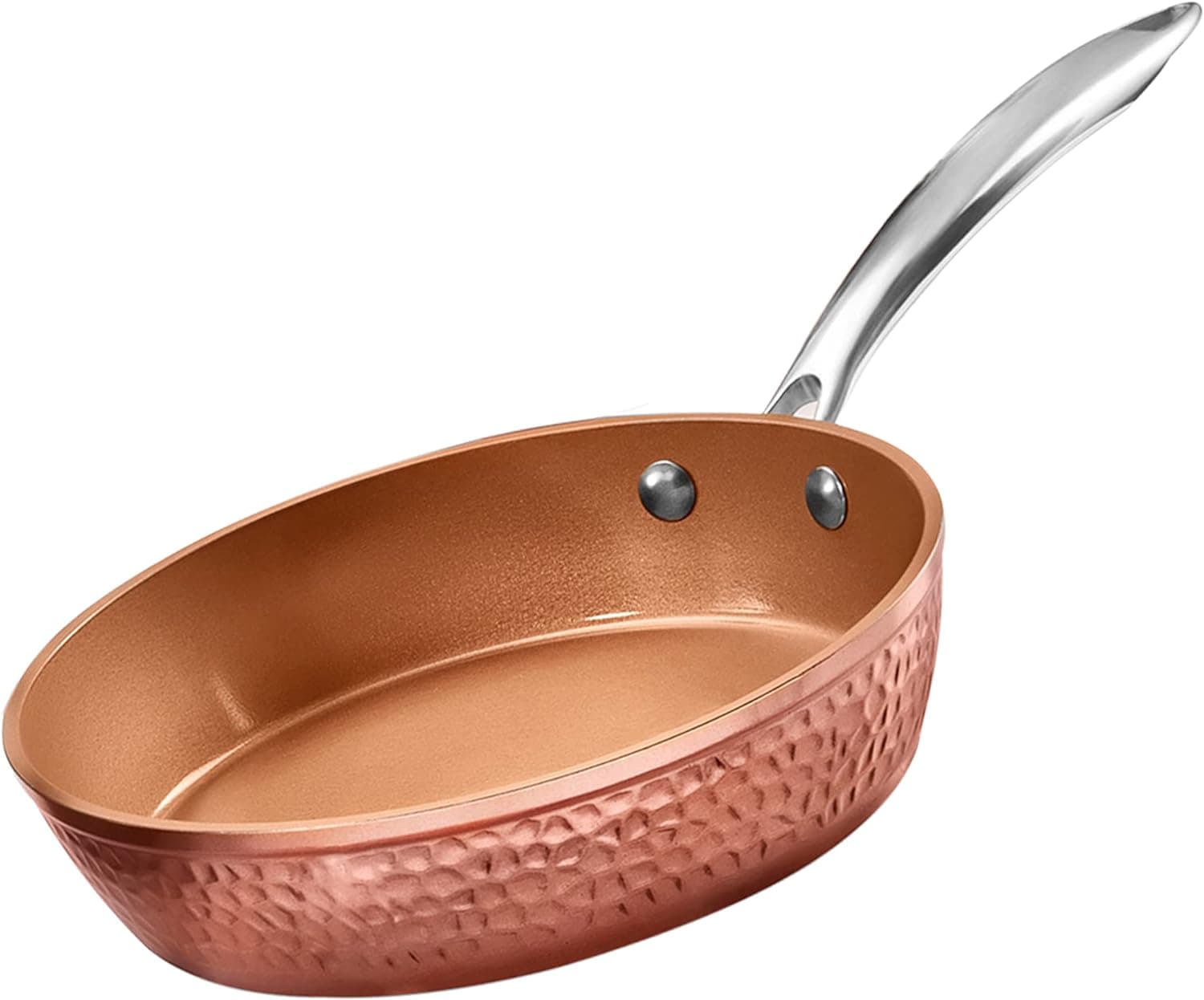 Chef Supply Co Fry Pan Nonstick Fry Pan with Lid 12In"