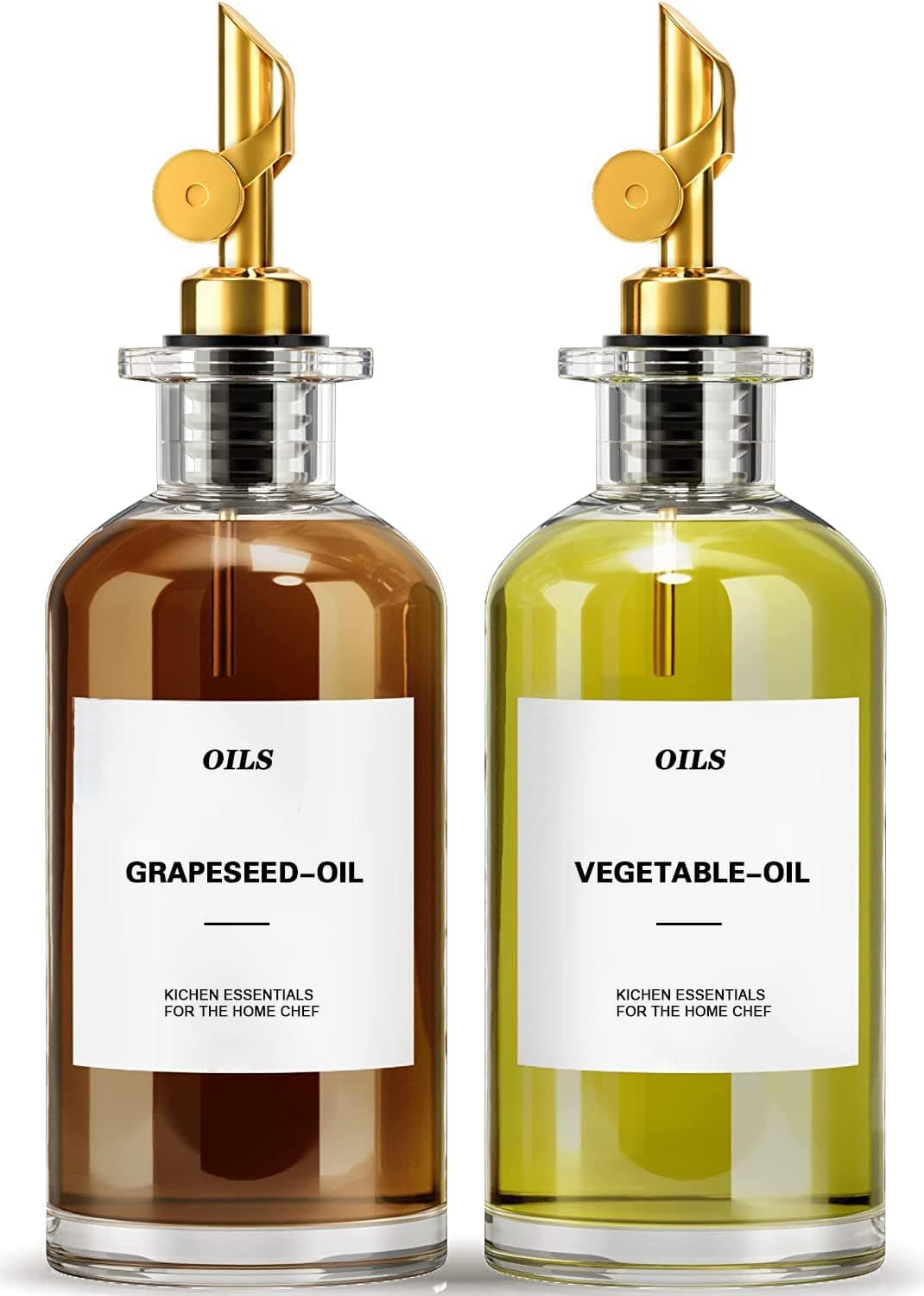 Chef Supply Co Fry Pan Olive Oil Dispenser Bottle 2Pack