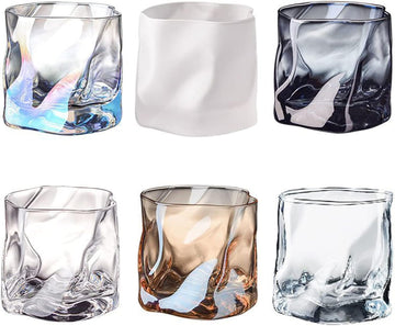 Chef Supply Co Glassware Drinkware Colored Glass 6 Piece Set