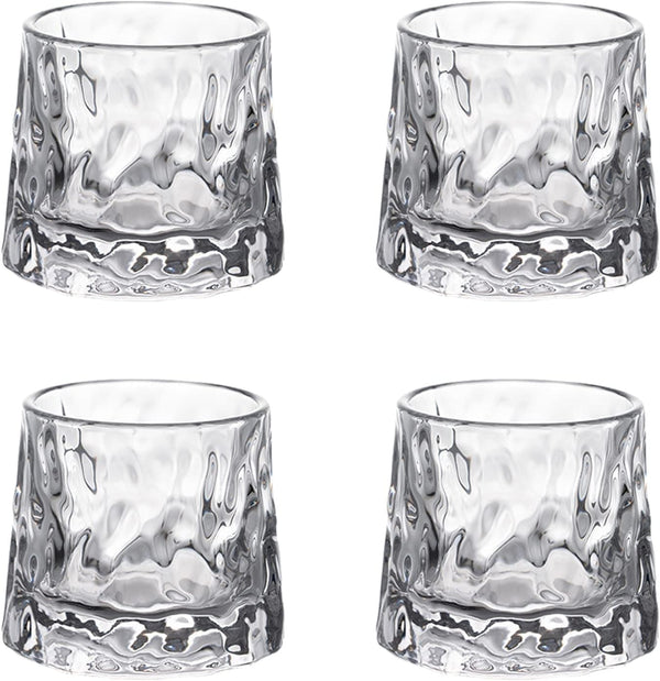 Chef Supply Co Glassware Old Fashioned Whiskey Glass 4 Piece Set