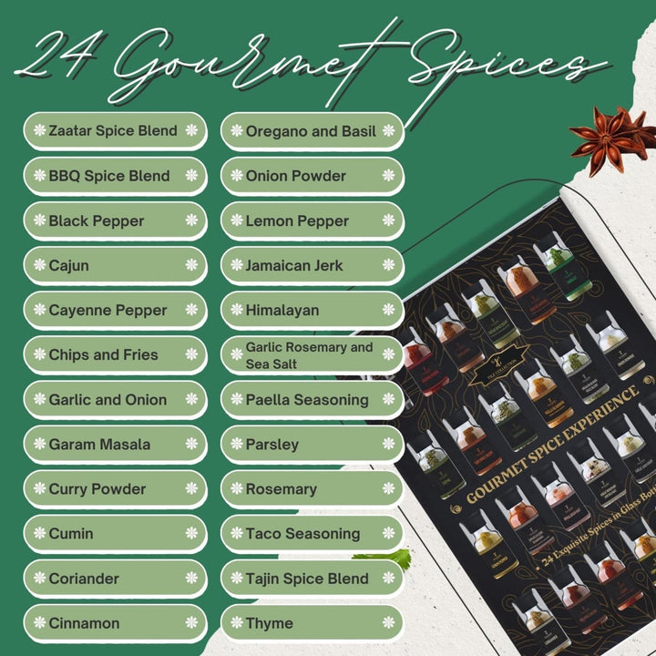 Chef Supply Co Grilling Spices Sst Spice Gift Set – 24 Gourmet Spices