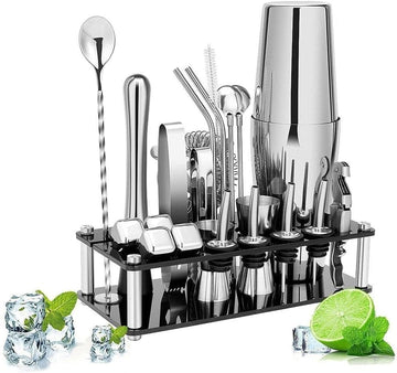 Chef Supply Co Hand Blender Cocktail Shaker Set