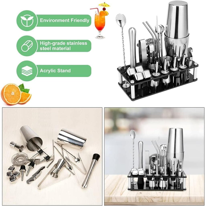 Chef Supply Co Hand Blender Cocktail Shaker Set