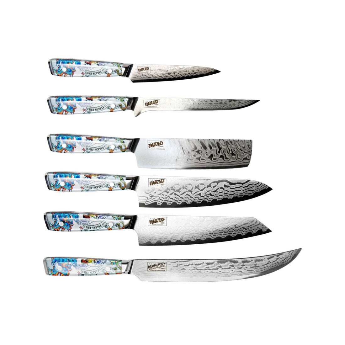 CHEF SUPPLY CO Inked Series Culinary Masterpiece - 6-Piece Set