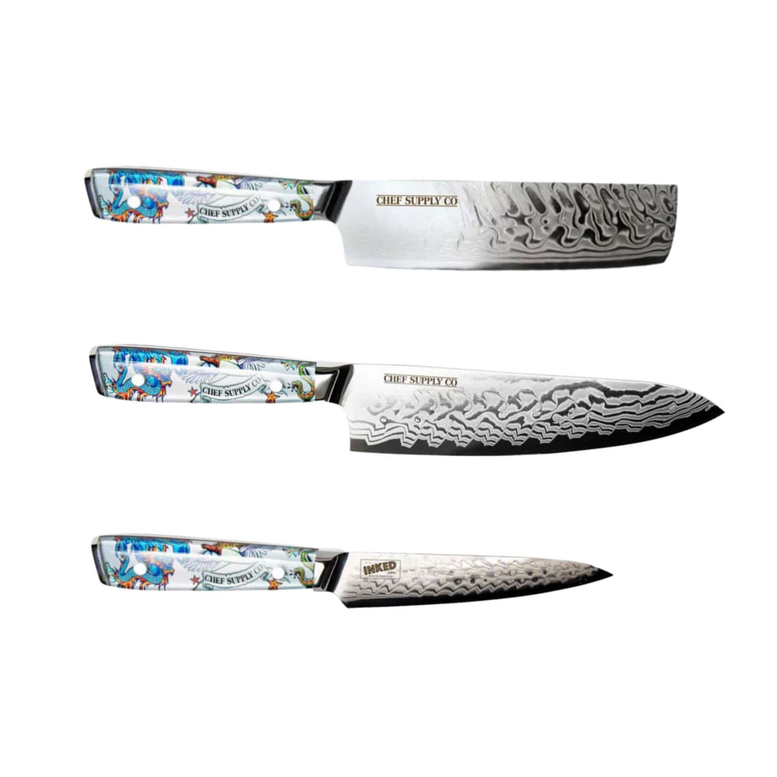 CHEF SUPPLY CO Inked Series Kitchen Essential - 3 Piece Set