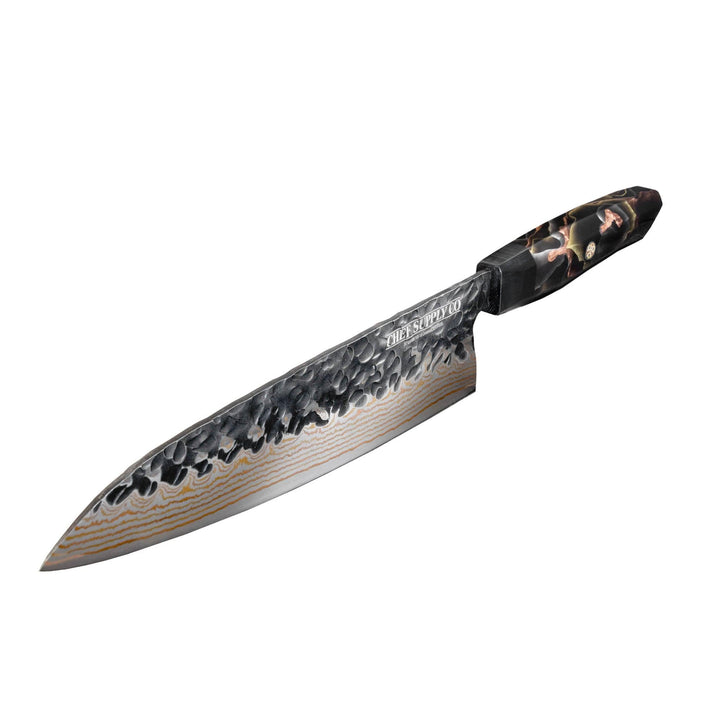 CHEF SUPPLY CO Kitchen Knives Copper Series 20cm - 8 inch Damascus Chef Knife with VG-10 core