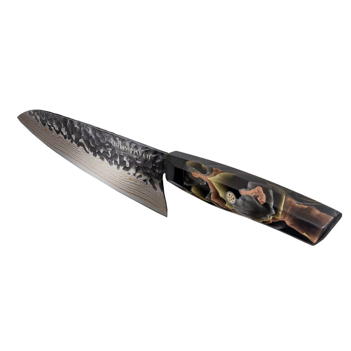 CHEF SUPPLY CO Kitchen Knives Copper Series 20cm - 8 inch Damascus Chef Knife with VG-10 core