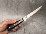 CHEF SUPPLY CO Kitchen Knives DARK TESSELLATION SERIES 17.5CM - DAMASCUS BONING & TRIMMING KNIFE - OPEN BOX SPECIAL