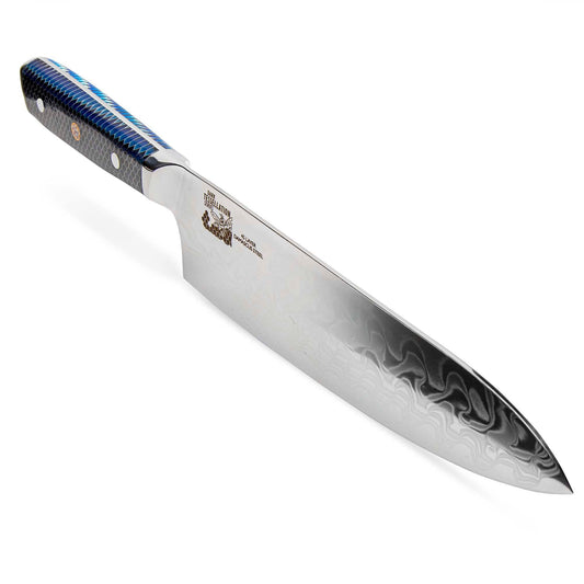 CHEF SUPPLY CO Kitchen Knives DARK TESSELLATION SERIES 21 CM - 8.25 INCH DAMASCUS CHEF KNIFE