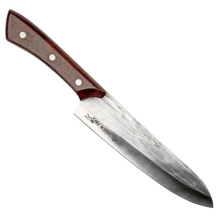 Chef Supply Co Kitchen Knives Red Series 20cm Chef Knife with Full Tang Hard Wood Handle