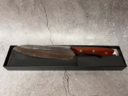 Chef Supply Co Kitchen Knives Red Series 20cm Chef Knife with Full Tang Hard Wood Handle - Open Box Special