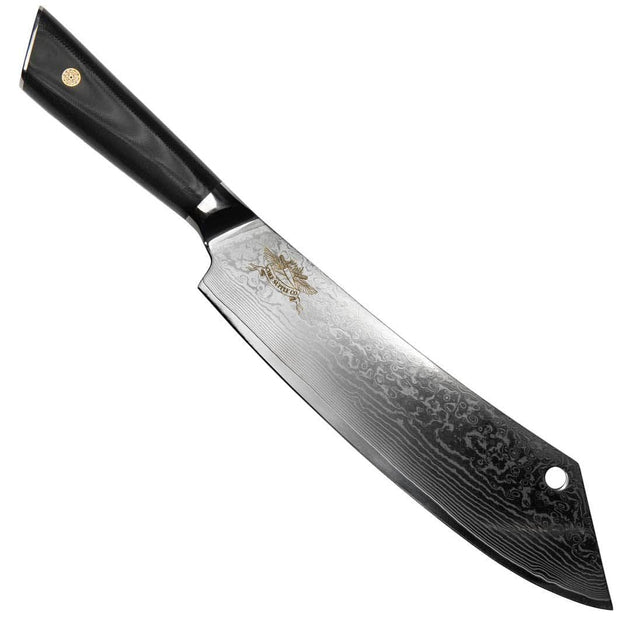 CHEF SUPPLY CO Kitchen Knives The Dundee 24 cm - 9.5" Damascus Butcher/Slicer Style Knife