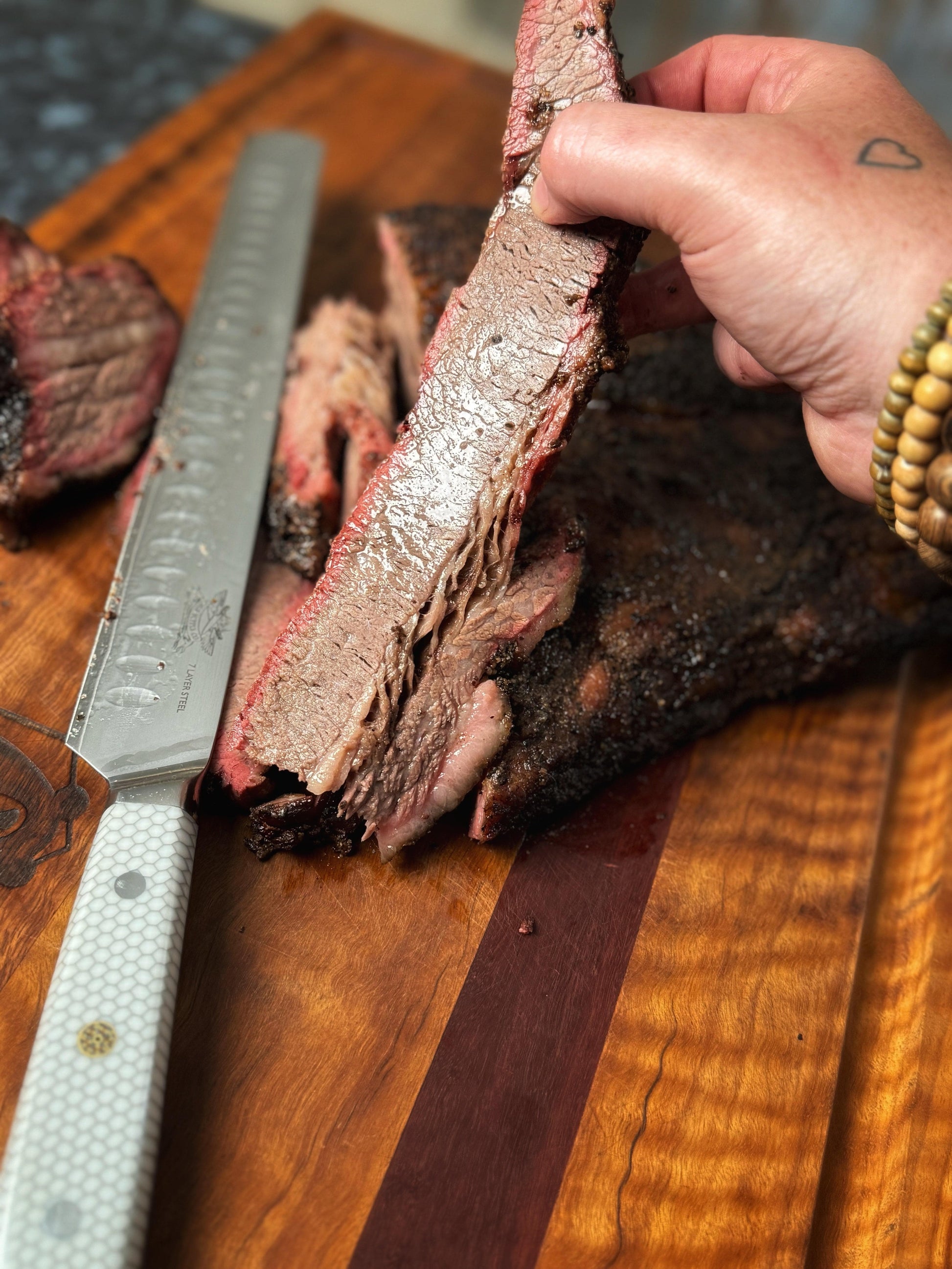 CHEF SUPPLY CO Kitchen Knives White Tessellation 30cm - 11.8" Slicing/Carving Knife