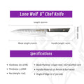 CHEF SUPPLY CO Lone Wolf Series 8