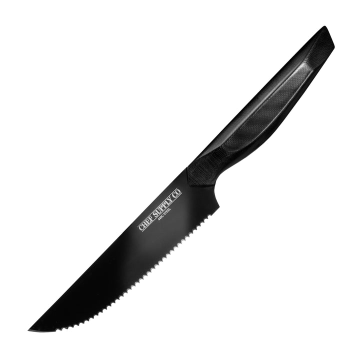 CHEF SUPPLY CO Midnight Series 440C Black Steak Knife