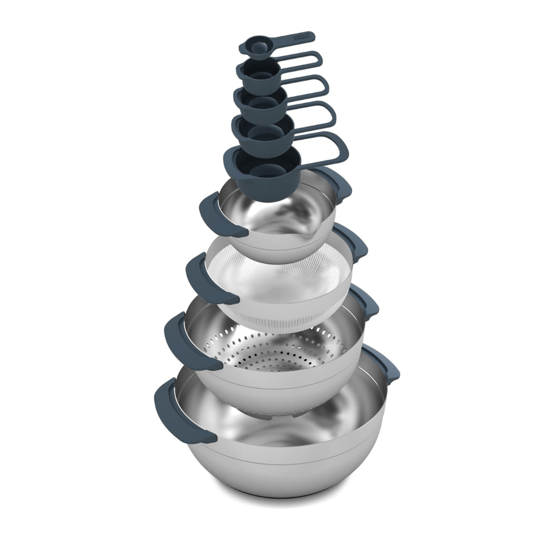 Chef Supply Co Mixing Bowls Set Food Preparation Set 9 Pcs