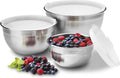 Chef Supply Co Mixing Bowls Set Mixing Bowls with Lids 3 Pcs