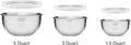 Chef Supply Co Mixing Bowls Set Mixing Bowls with Lids 3 Pcs