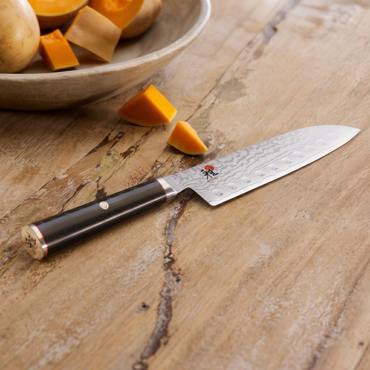 CHEF SUPPLY CO Miyabi 5000FCD 17cm Nakiri Knife – FC61 Damascus Steel