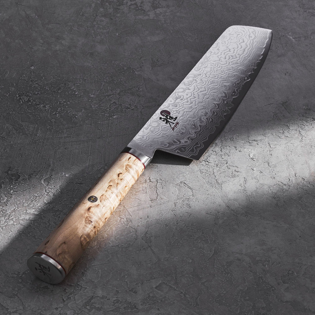 CHEF SUPPLY CO Miyabi 5000MCD Birchwood Nakiri 17cm – 101-Layer Damascus Steel
