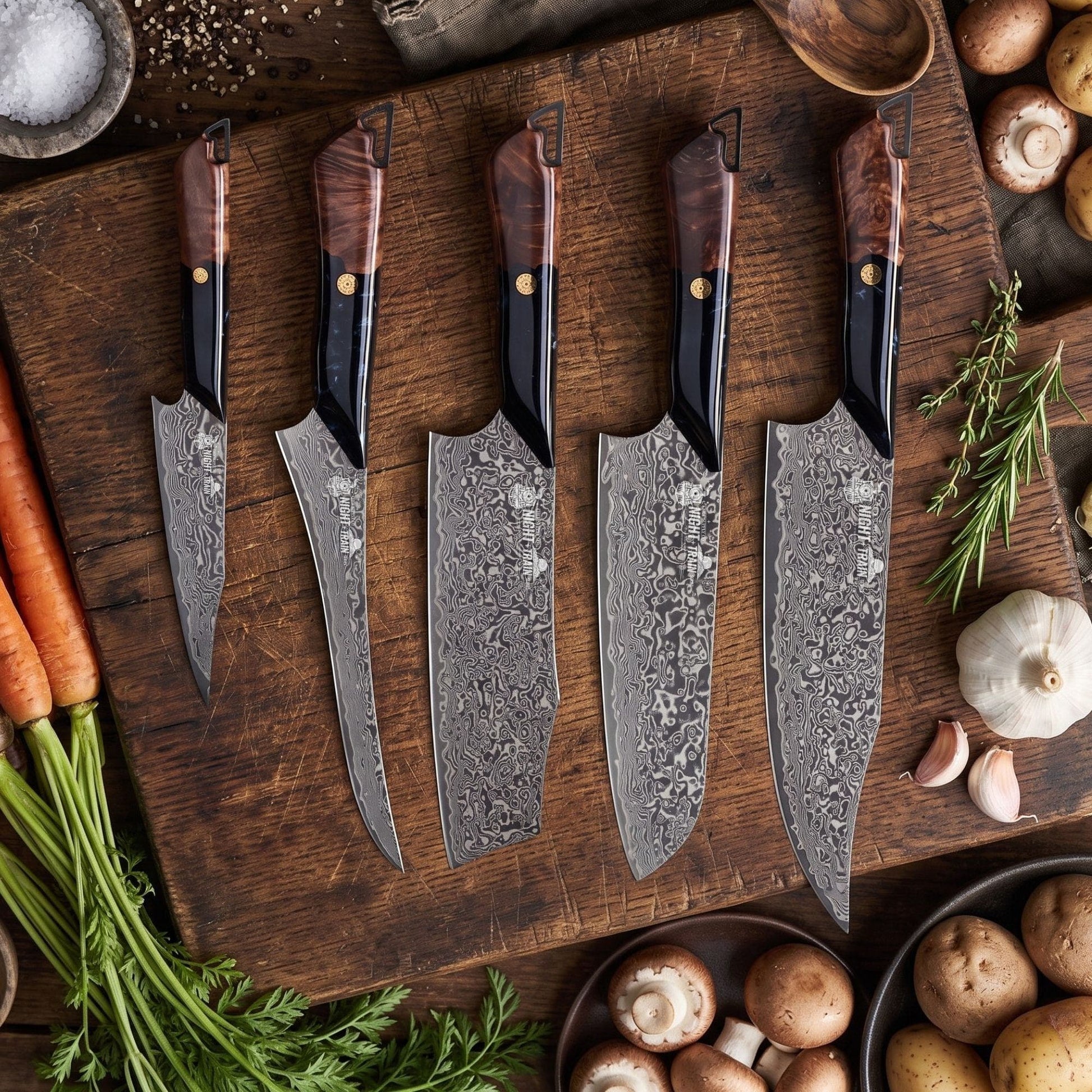 CHEF SUPPLY CO Night Train Boning Knife 6” - 67 Layer Damascus VG-10 Steel