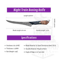 CHEF SUPPLY CO Night Train Boning Knife 6” - 67 Layer Damascus VG-10 Steel