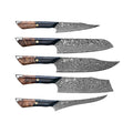 CHEF SUPPLY CO Night Train Culinary Masterpiece 5-Piece Knife Set