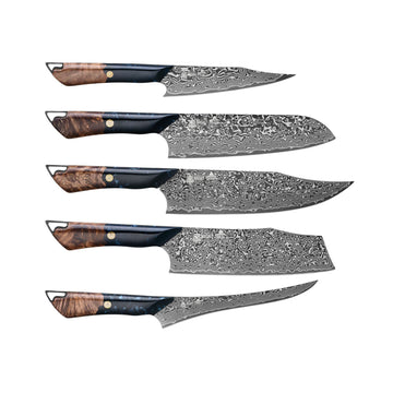 CHEF SUPPLY CO Night Train Culinary Masterpiece 5-Piece Knife Set