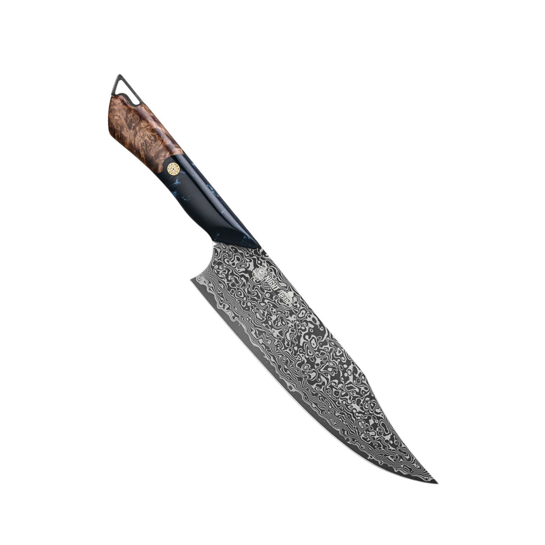 CHEF SUPPLY CO Night Train Series 8” Chef Knife - 67 Layer Damascus VG10 Steel