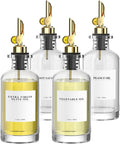Chef Supply Co Oil Dispenser Bottle Glass Bottle 4Pack