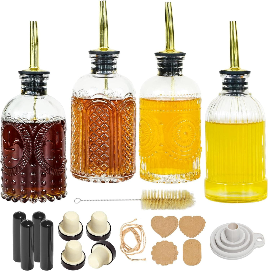 Chef Supply Co Oil Dispenser Bottle Oil Dispenser Bottle 4Pcs